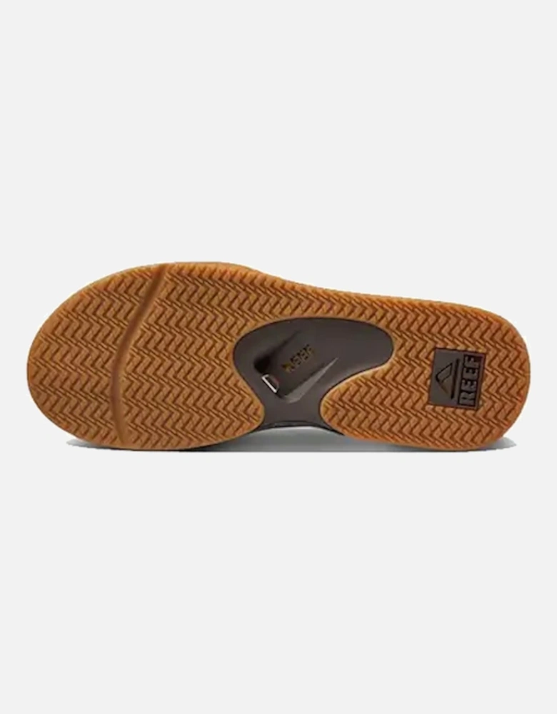 Men's Fanning Flip Flops Brown/Gum