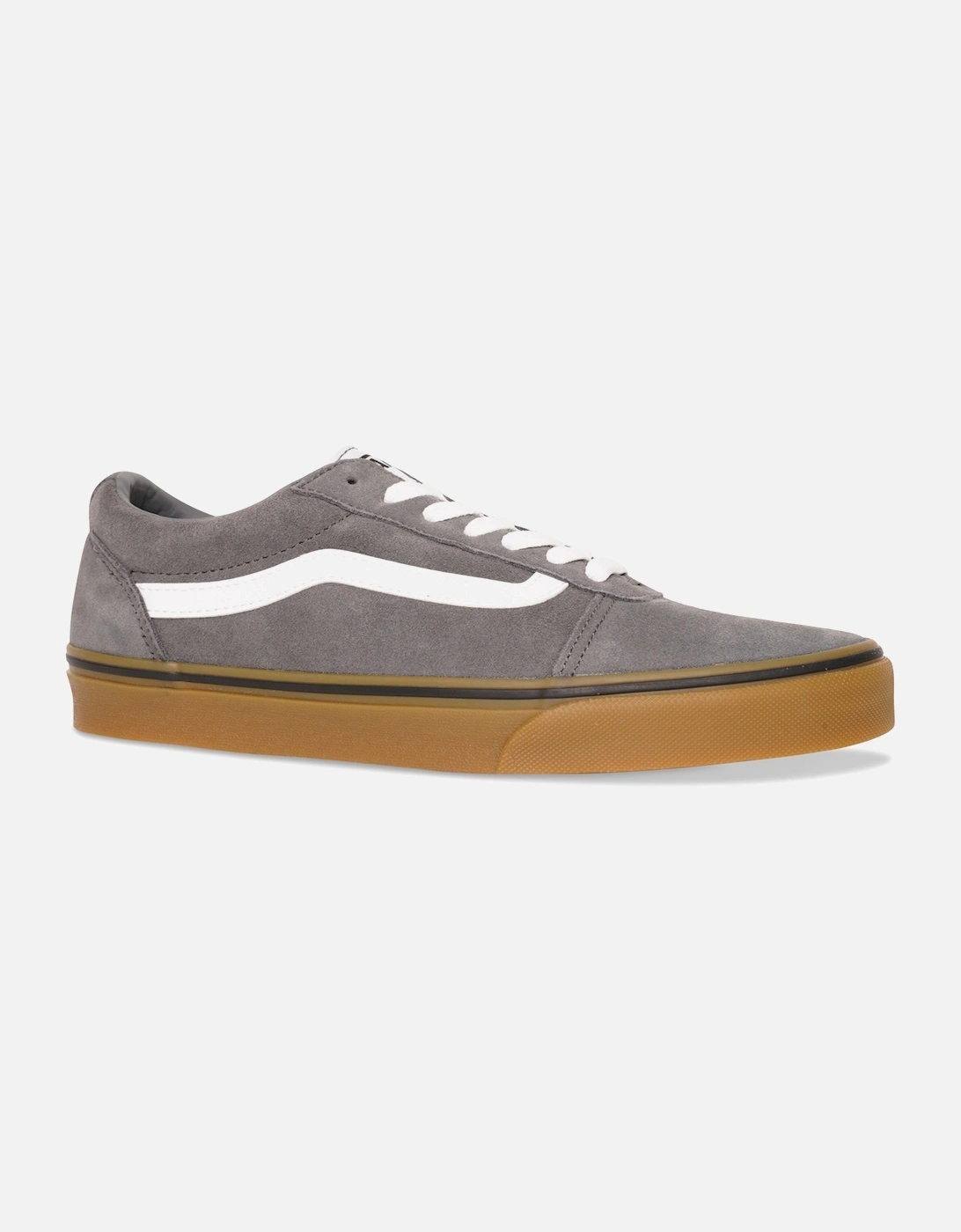 Mens Ward Suede Pewter Trainers (Pewter Grey), 4 of 3