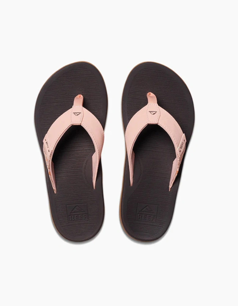 Womens Santa Ana Flip Flop Peach Parfait