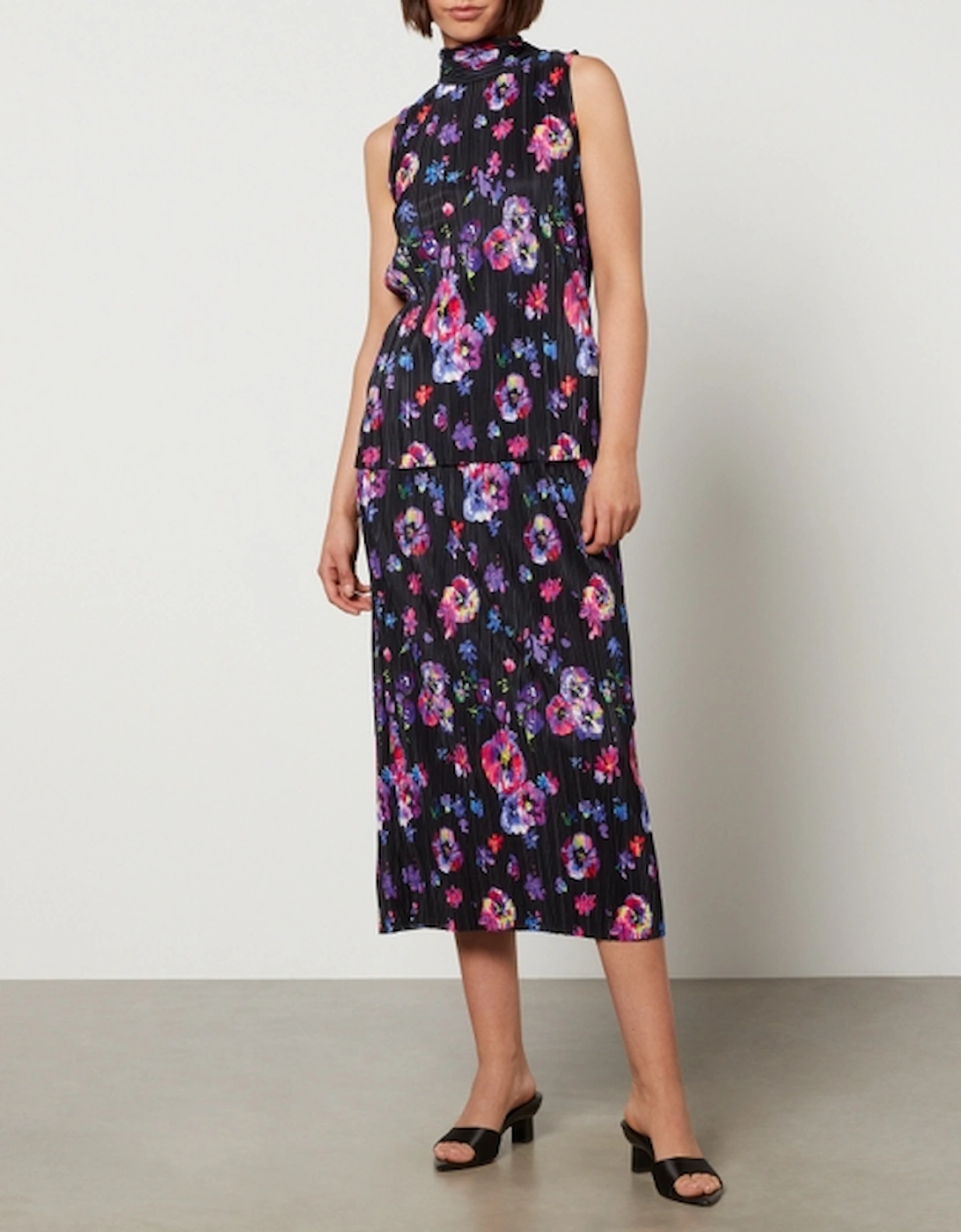 MAX&Co. Marocco Plissé-Jersey Top and Skirt Set, 2 of 1