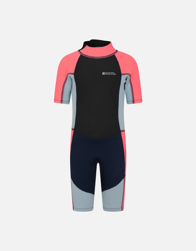 Childrens/Kids Contrast Panel Wetsuit