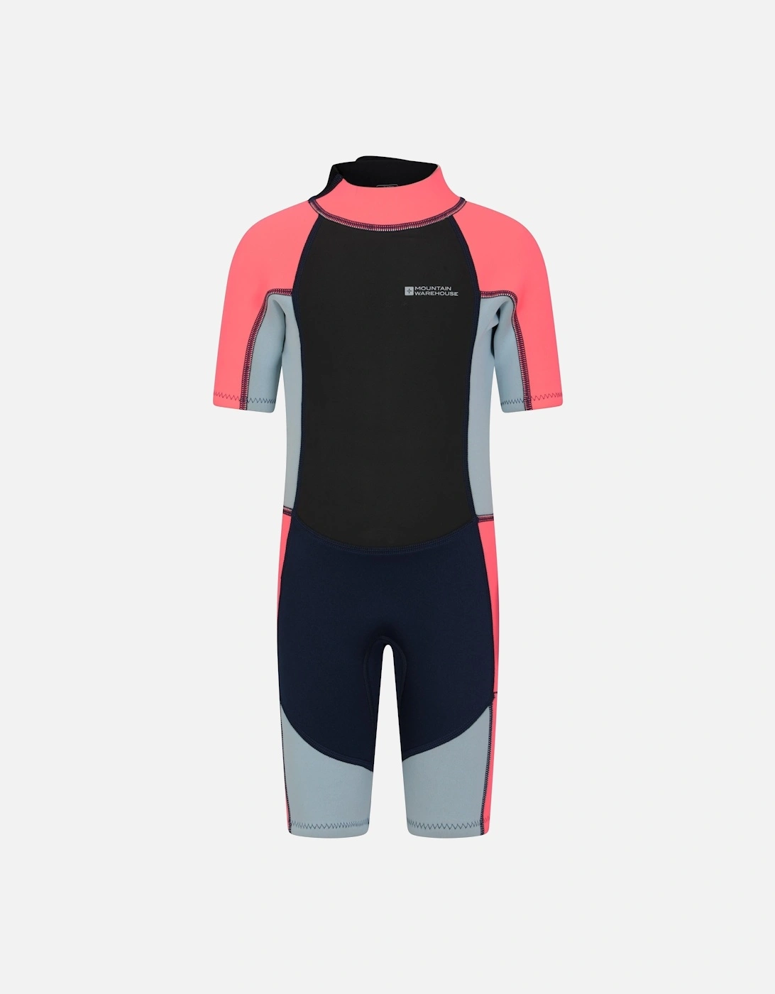 Childrens/Kids Contrast Panel Wetsuit, 2 of 1