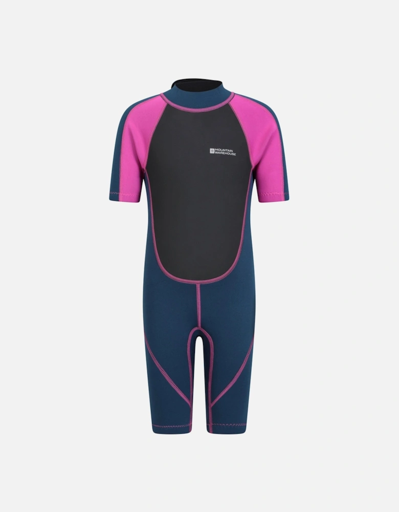 Childrens/Kids Contrast Panel Wetsuit