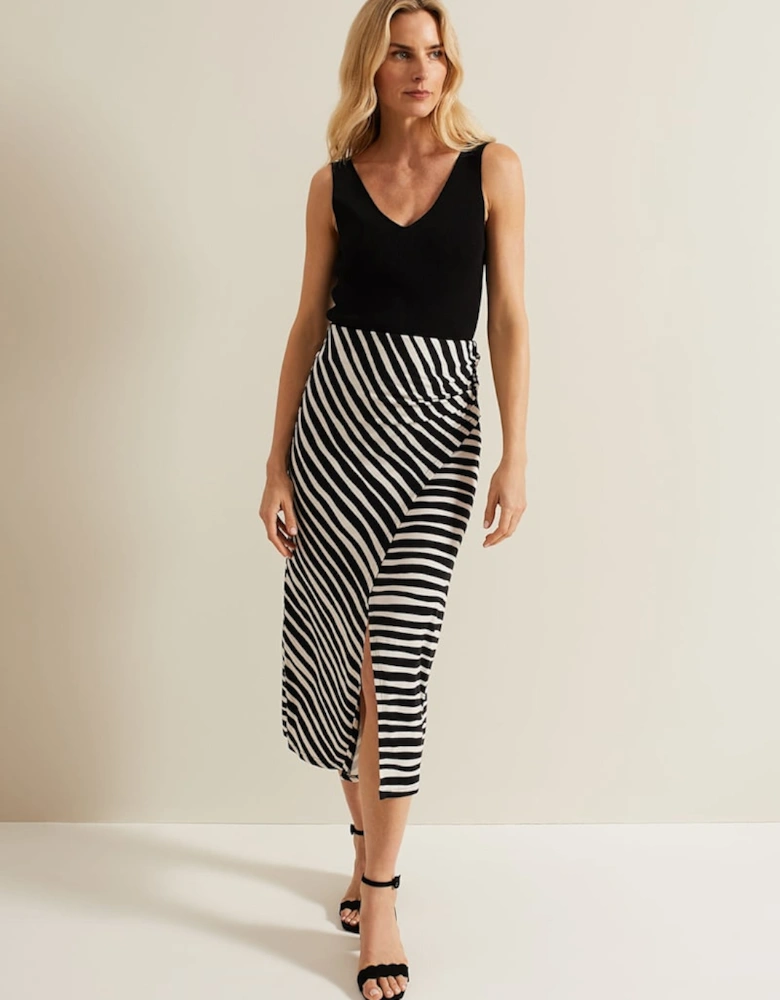 Rory Jersey Printed Maxi Skirt