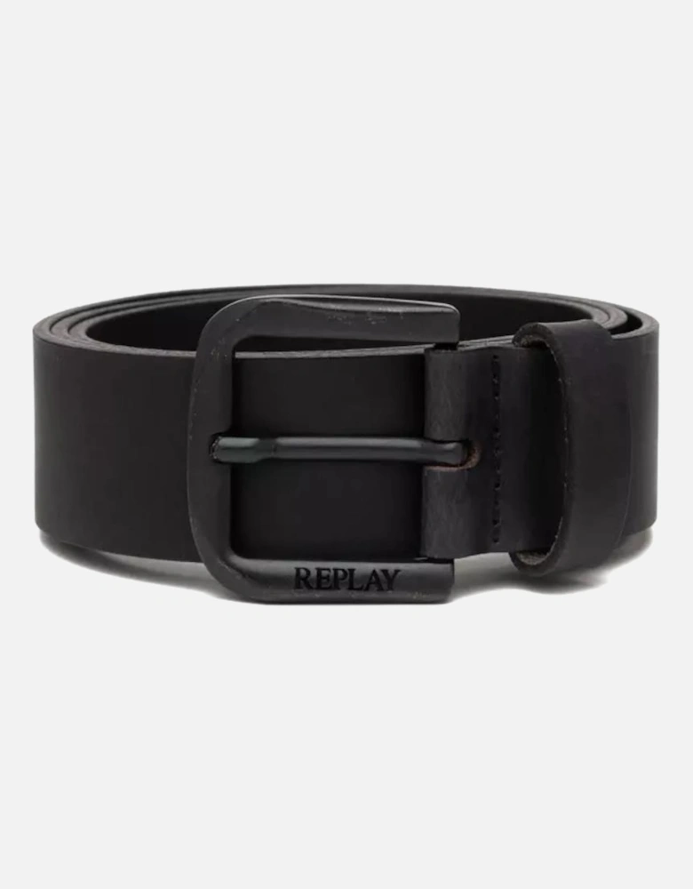 Buffalo Leather Belt - Black