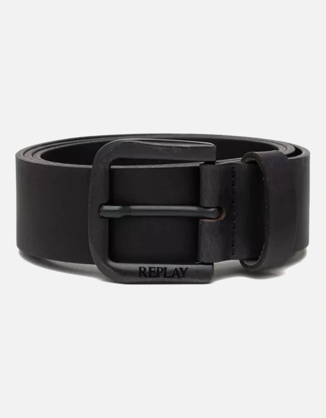 Buffalo Leather Belt - Black, 2 of 1