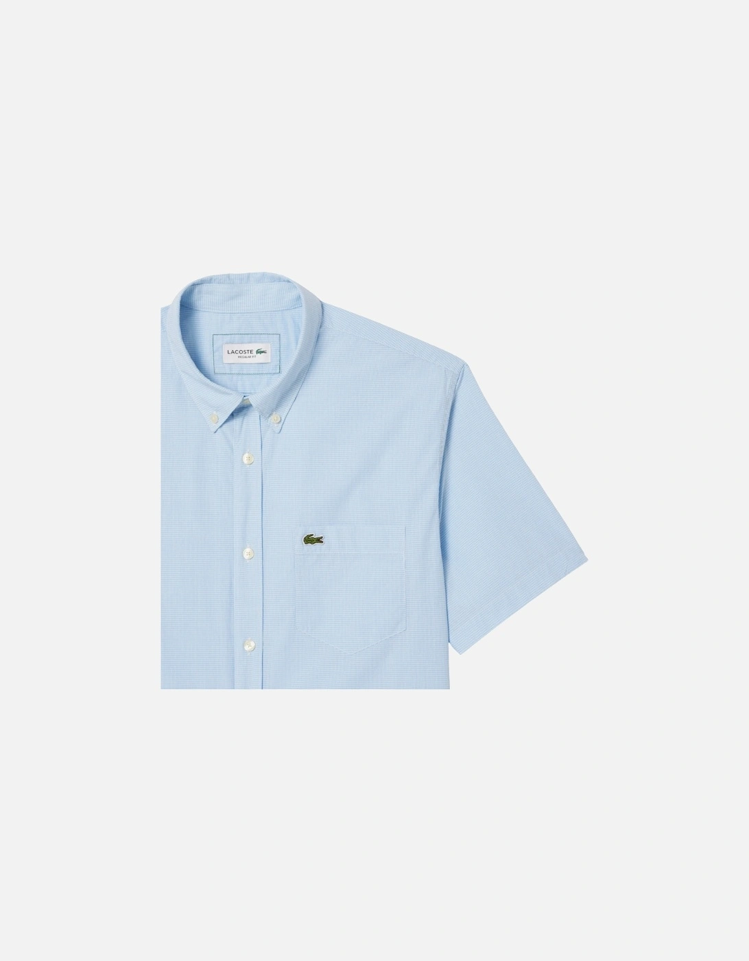 SS Gingham Shirt - White/Blue