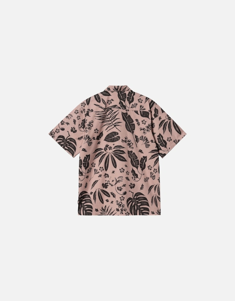 Carhartt S/S Shirt Woodblock - Glassy Pink