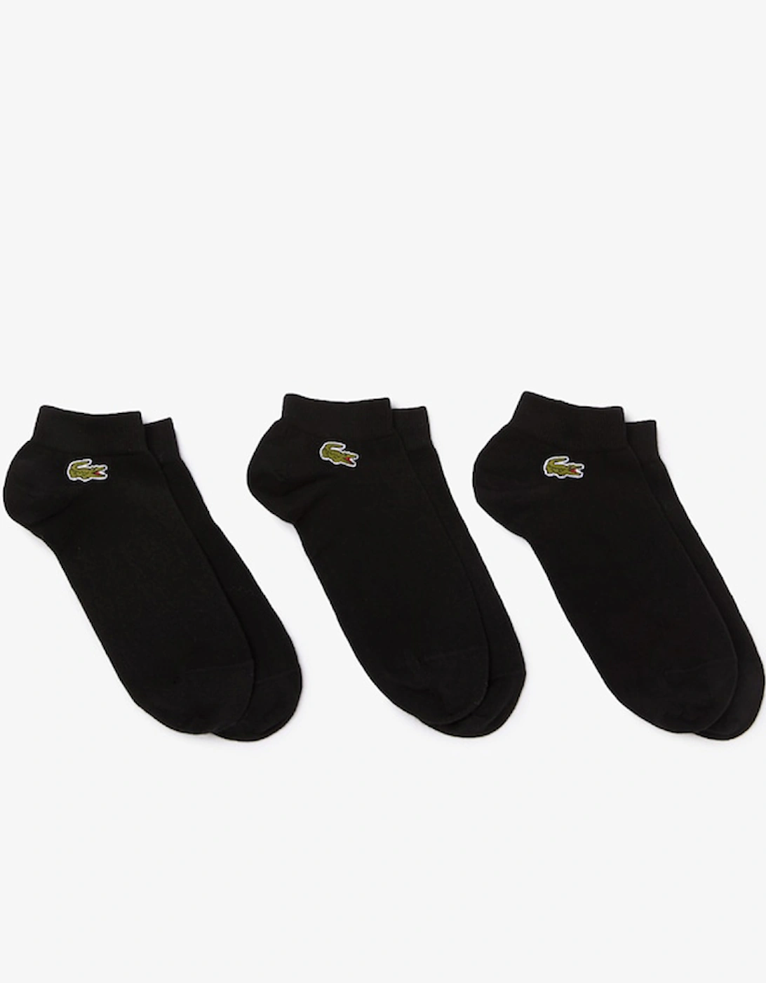 Men's Pack of 3 Pairs of Low Sport Trainer Socks, 3 of 2