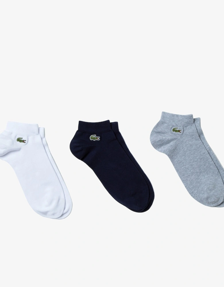 Men's Pack of 3 Pairs of Low Sport Trainer Socks