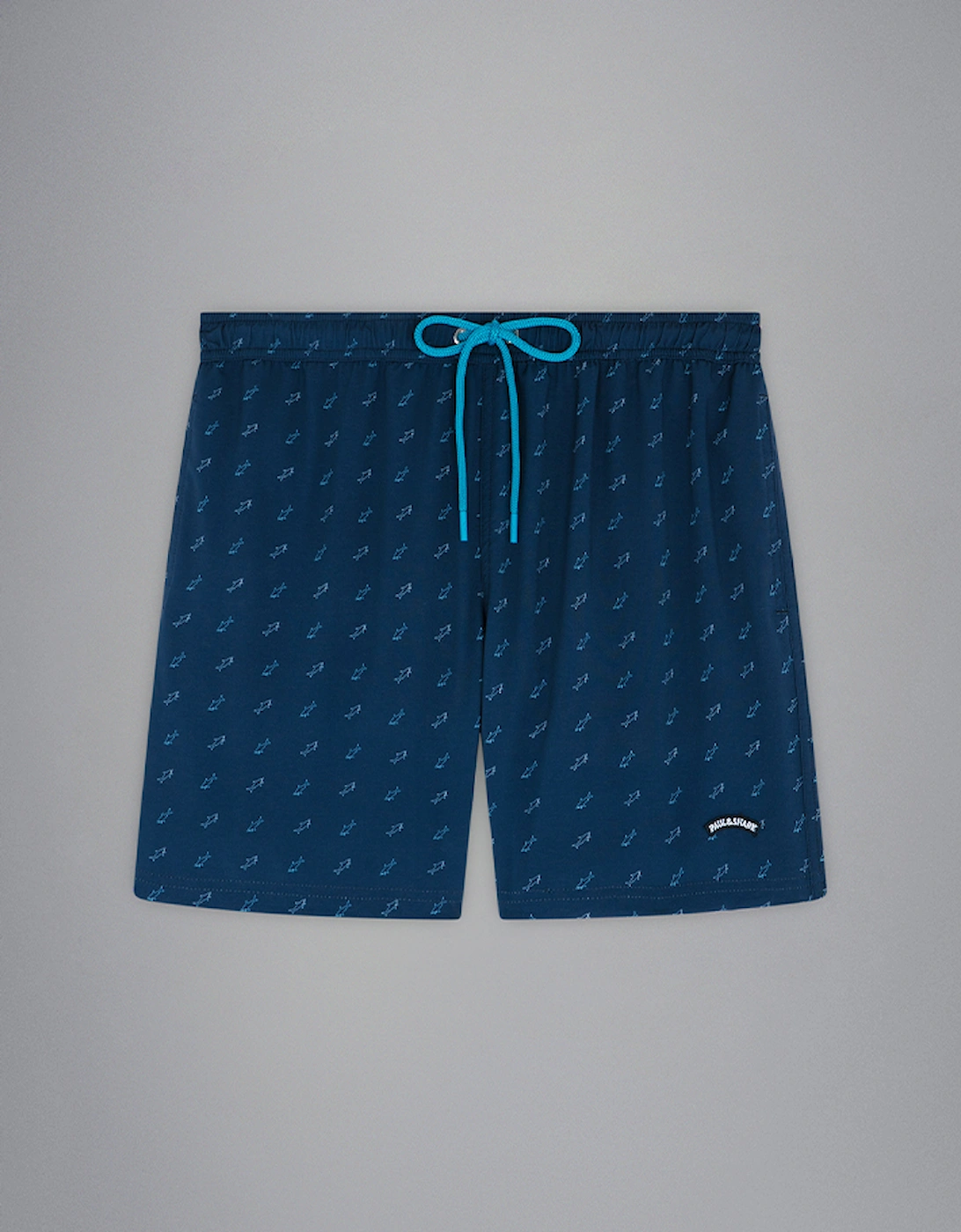 Men's Swim Shorts with Shark Print