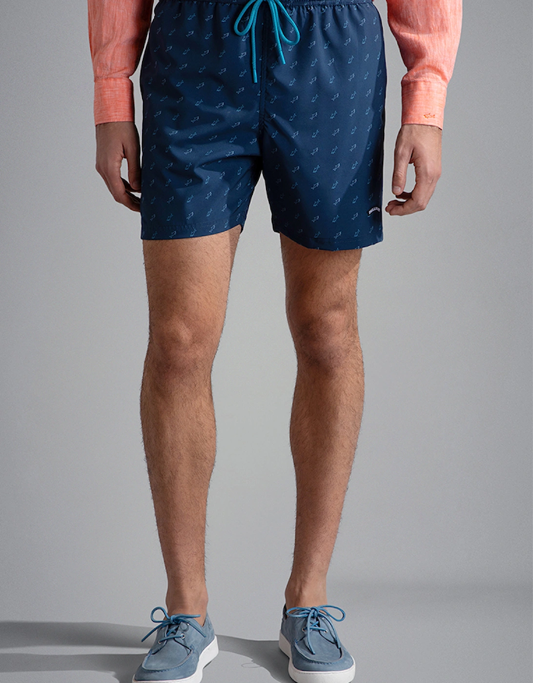 Men's Swim Shorts with Shark Print, 5 of 4