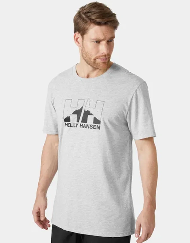 Men's Nord Graphic T-Shirt Grey Melange