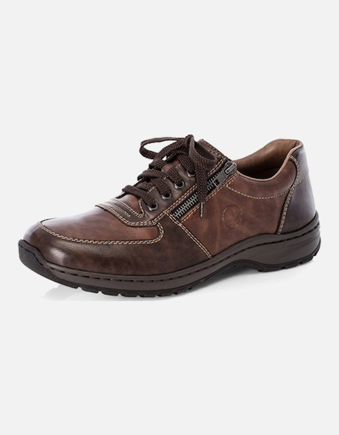 Men's  03329-25 Wide Fit Lace Up Shoe Toffee, 8 of 7