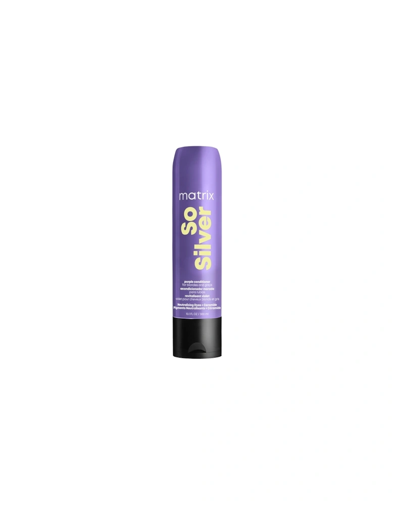 So Silver Purple Toning Pigmented Conditioner For Blonde, Grey + Silver Hair 300ml