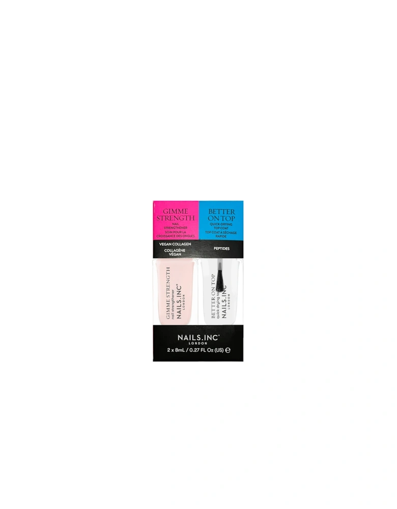 nails inc. Gimmie Strength & Better On Top Mini Nail Treatment Duo