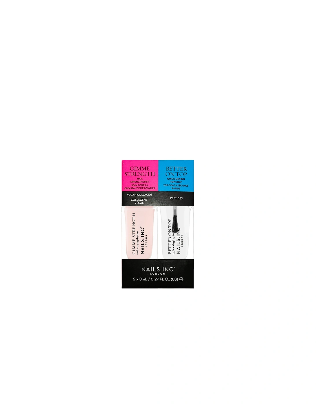 nails inc. Gimmie Strength & Better On Top Mini Nail Treatment Duo, 2 of 1