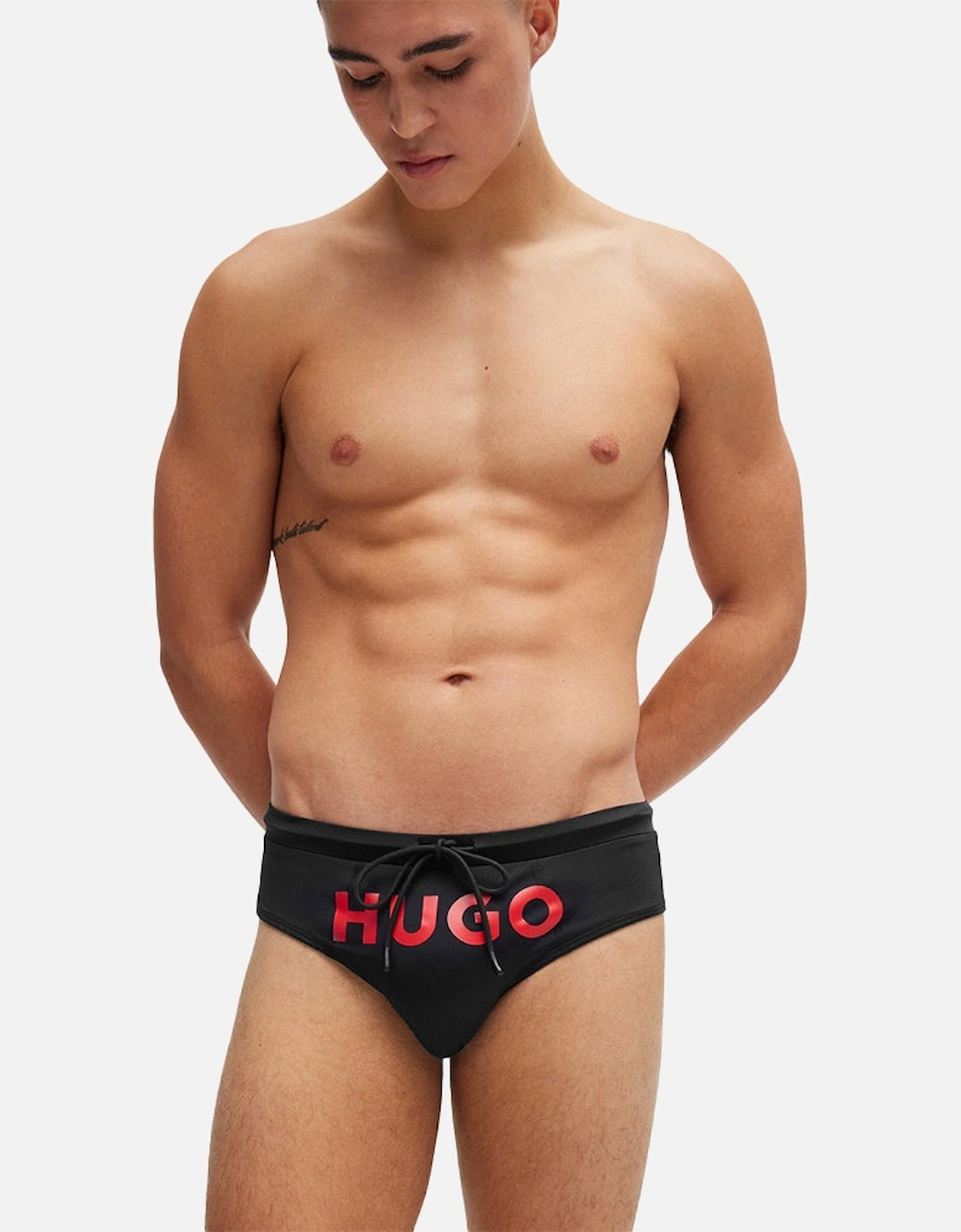 Lagua Logo Swim Briefs, Black