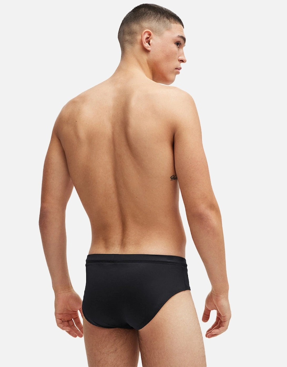 Lagua Logo Swim Briefs, Black