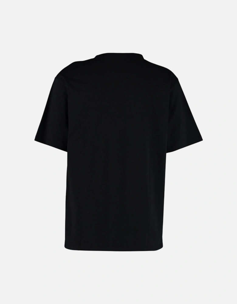 Paris Classic Branded Logo Black T-Shirt