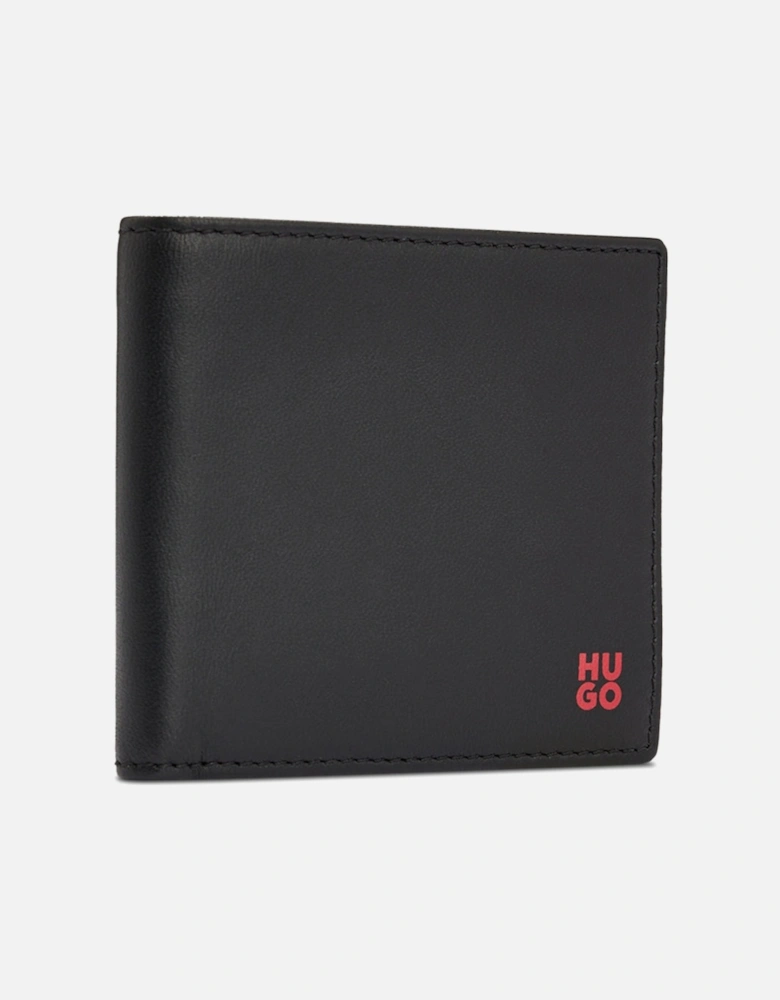 Tibby-8 Leather Wallet, Black