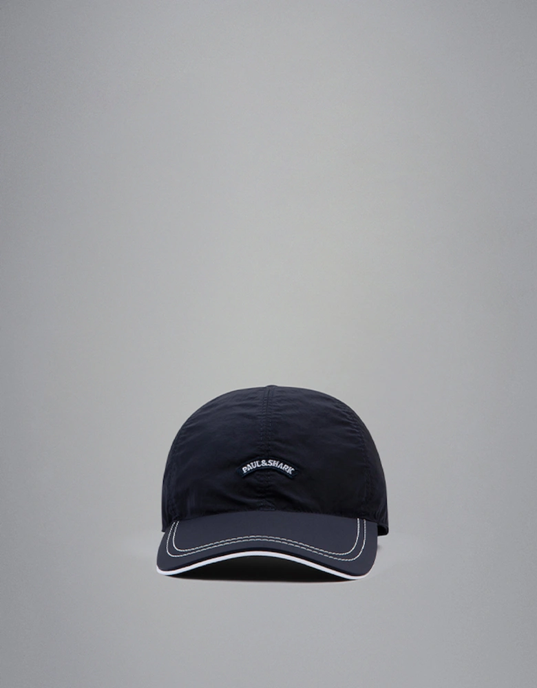 Men's Baseball Cap with Moon Badge