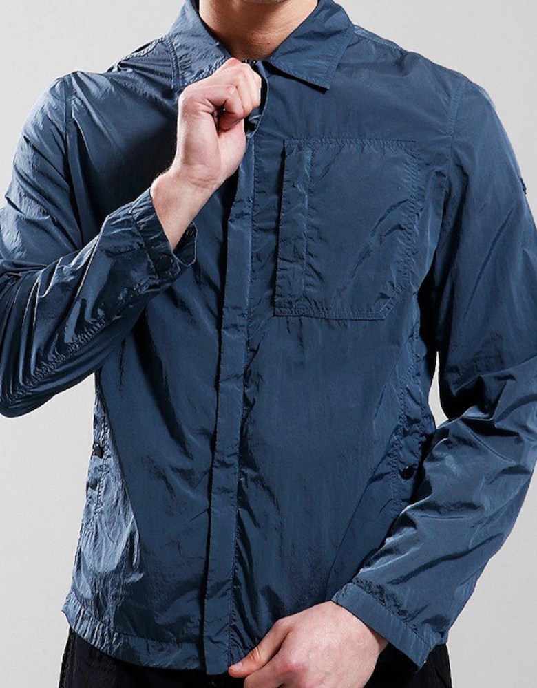 Men's Garment Dyed Nylon Overshirt