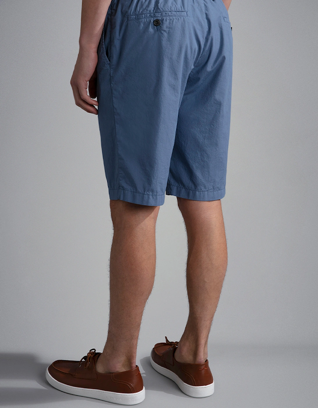 Men's Ultra-Light Poplin Cotton Bermuda Shorts