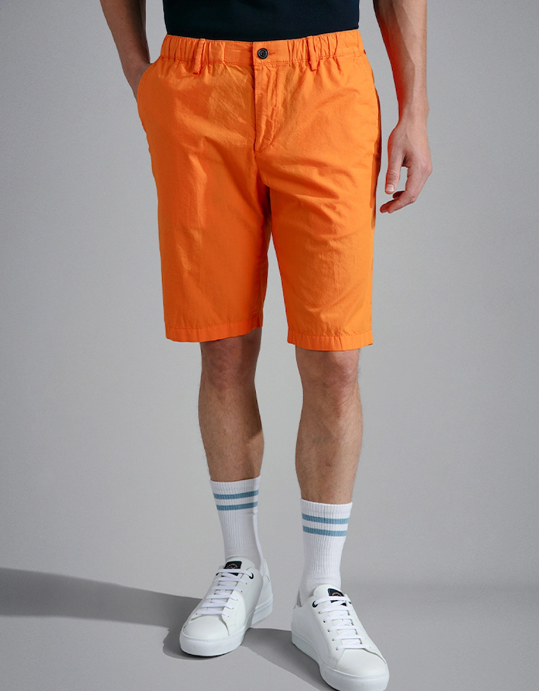 Men's Ultra-Light Poplin Cotton Bermuda Shorts, 4 of 3