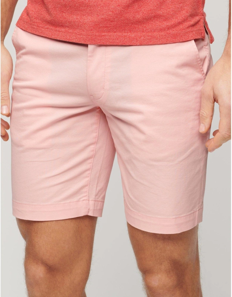 Stretch Chino Shorts - Light Pink