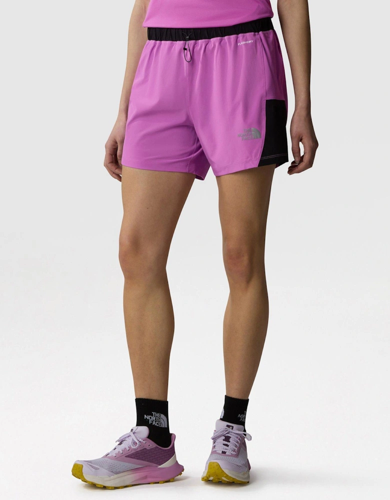 Womens 2 In 1 Shorts - Purple