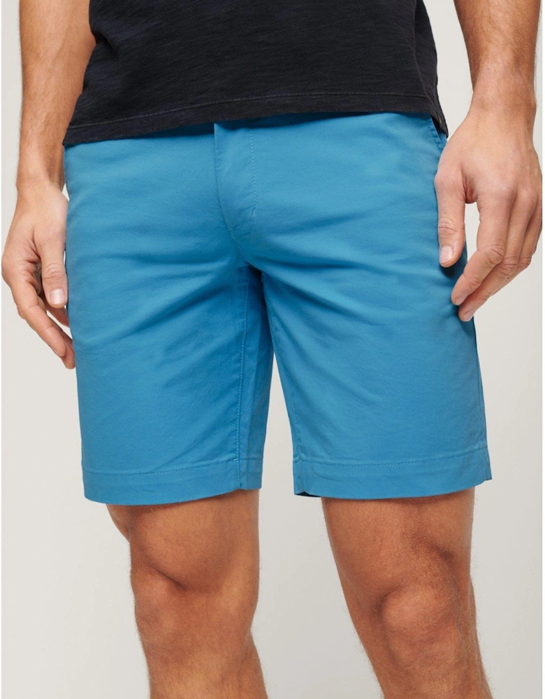 Stretch Chino Shorts - Bright Blue