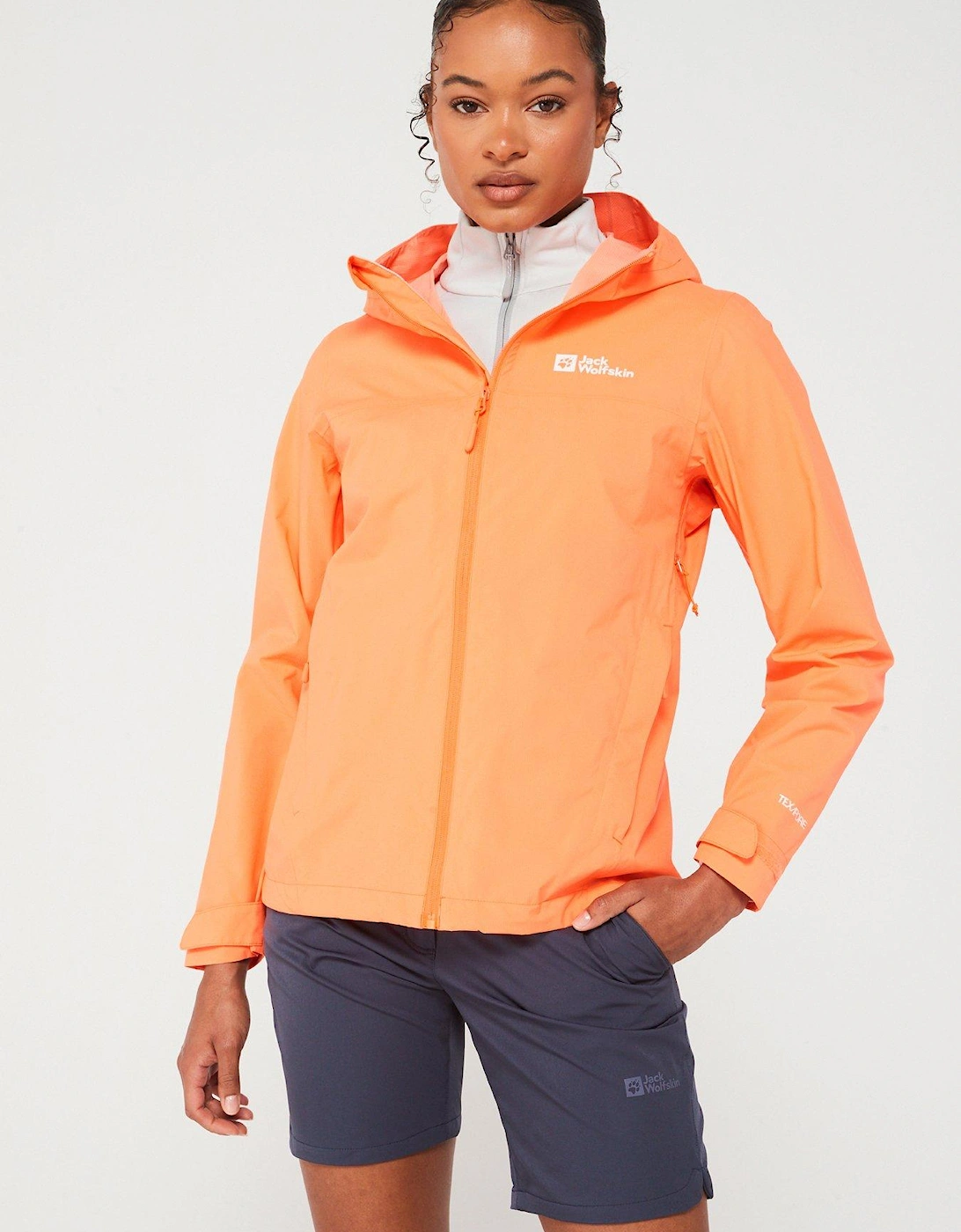 Womens Elsberg 2.5l Waterproof Jacket - Orange, 7 of 6