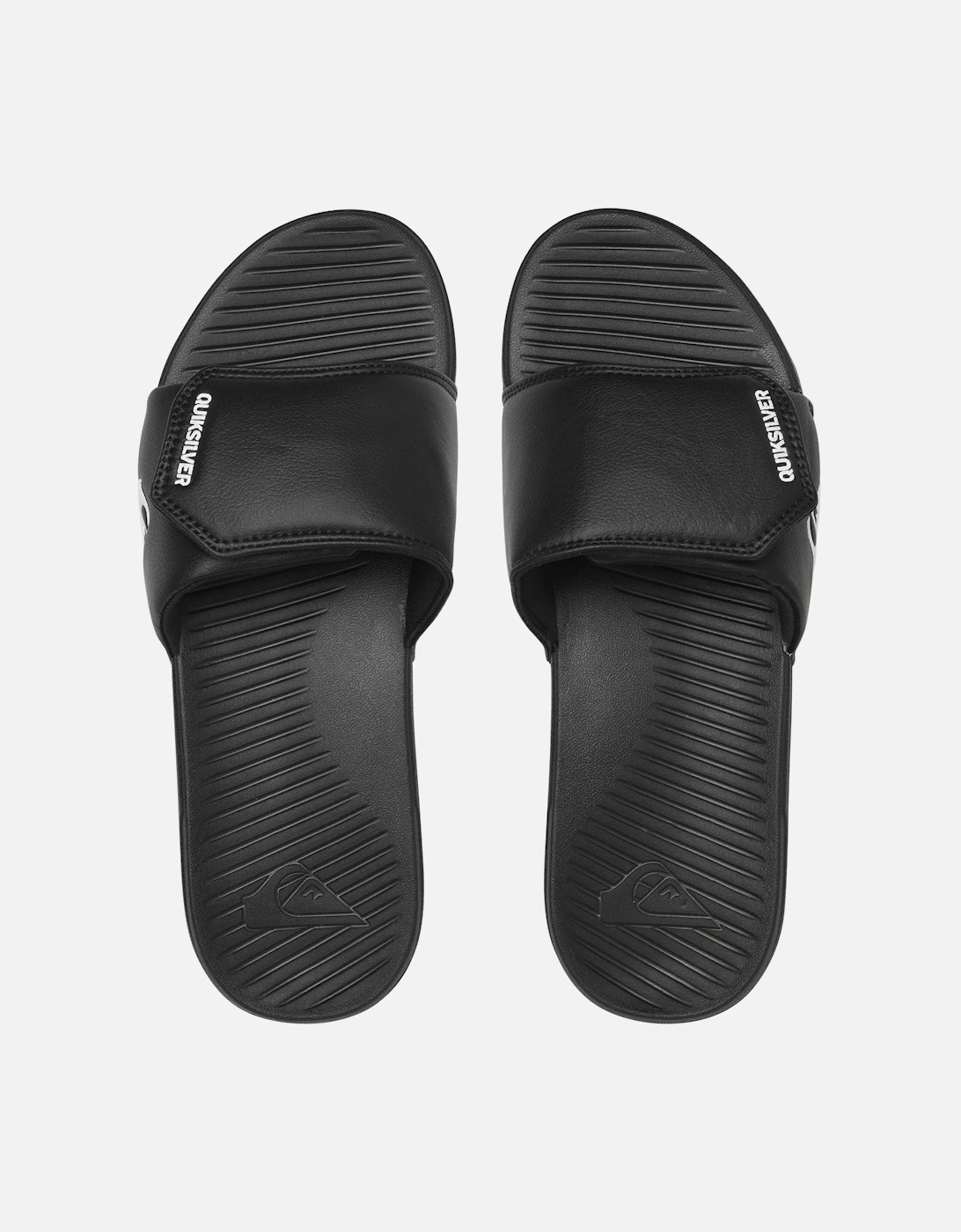 Mens Bright Coast Strap Sliders - Black, 2 of 1