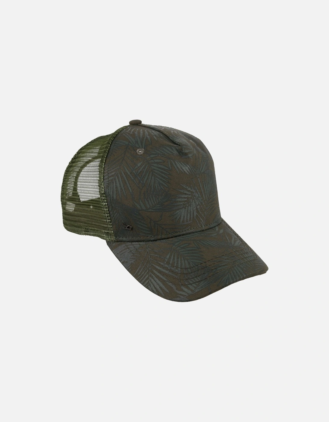 Mens Tassian Palm Print Trucker Cap