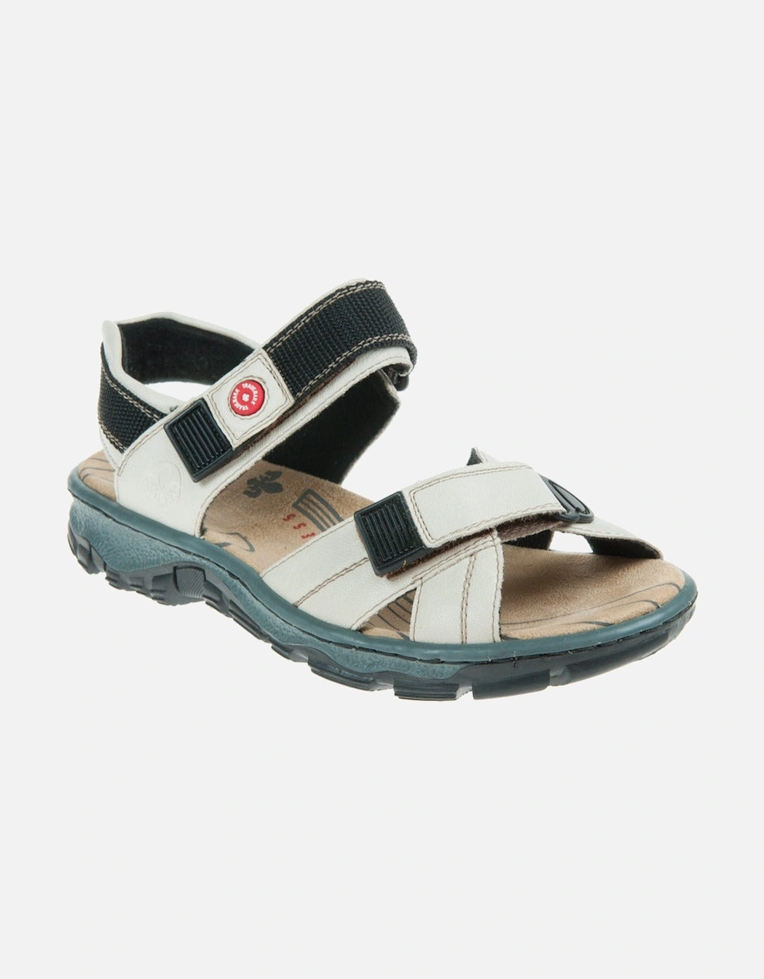Rieker Womens Walking Sandal 68851 80 white