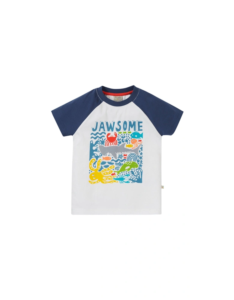 Boys Reid Jawsome Raglan T-shirt