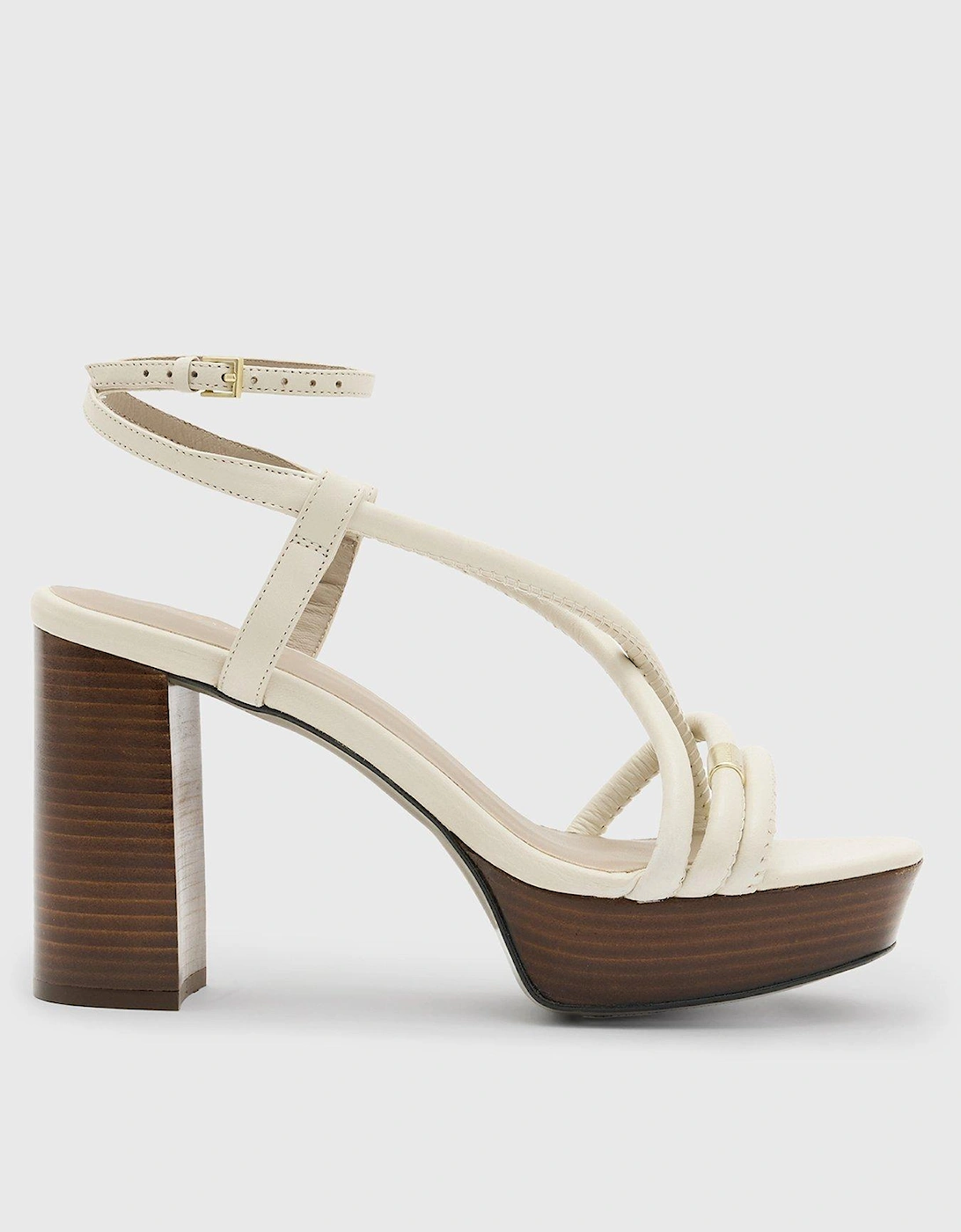Bella Platform Heels - White , 6 of 5