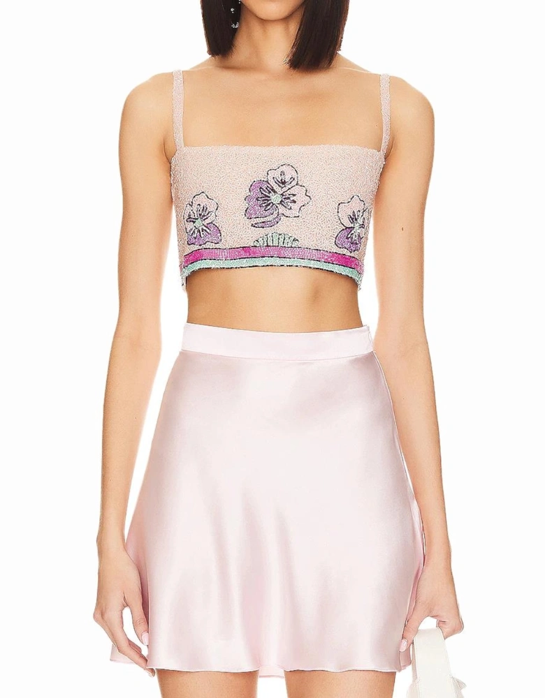 Tallulah Crystal Co-Ord Pull On Top