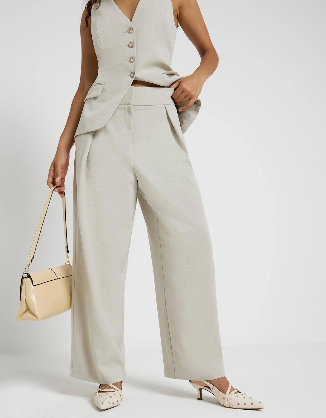 Petite Wide Leg Trousers, 2 of 1