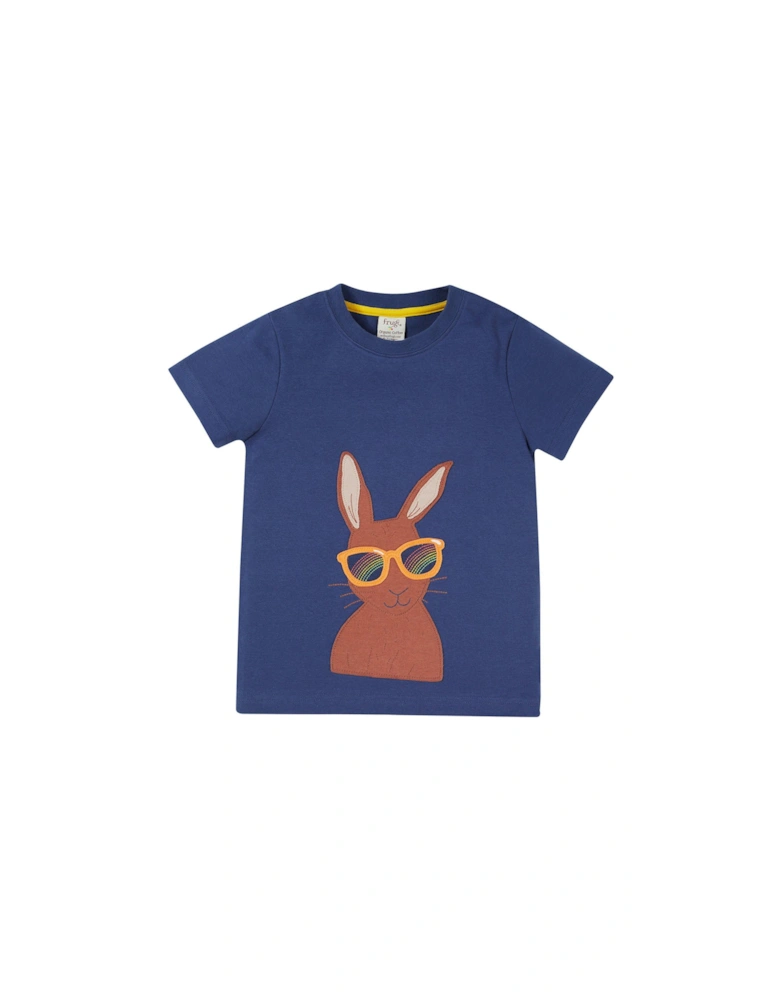 Boys Carsen Hare Applique T-shirt