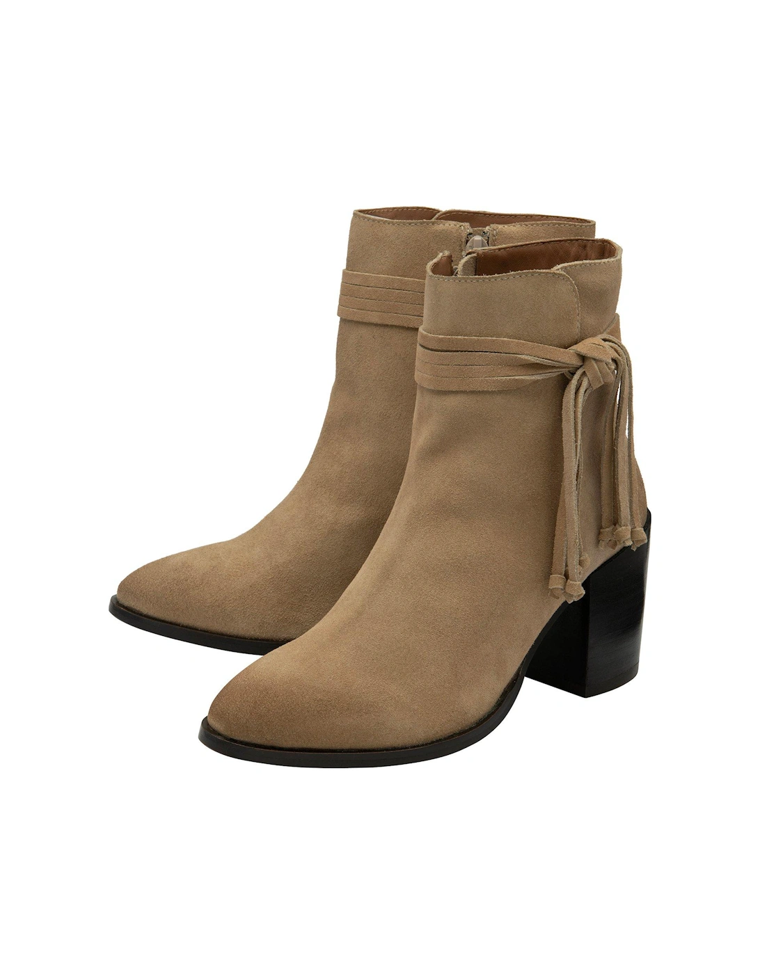 Soran Sand Suede Western Ankle Boot