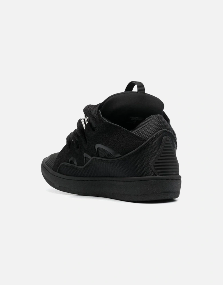 - Mens low-top Curb zig zag-laces sneakers Black