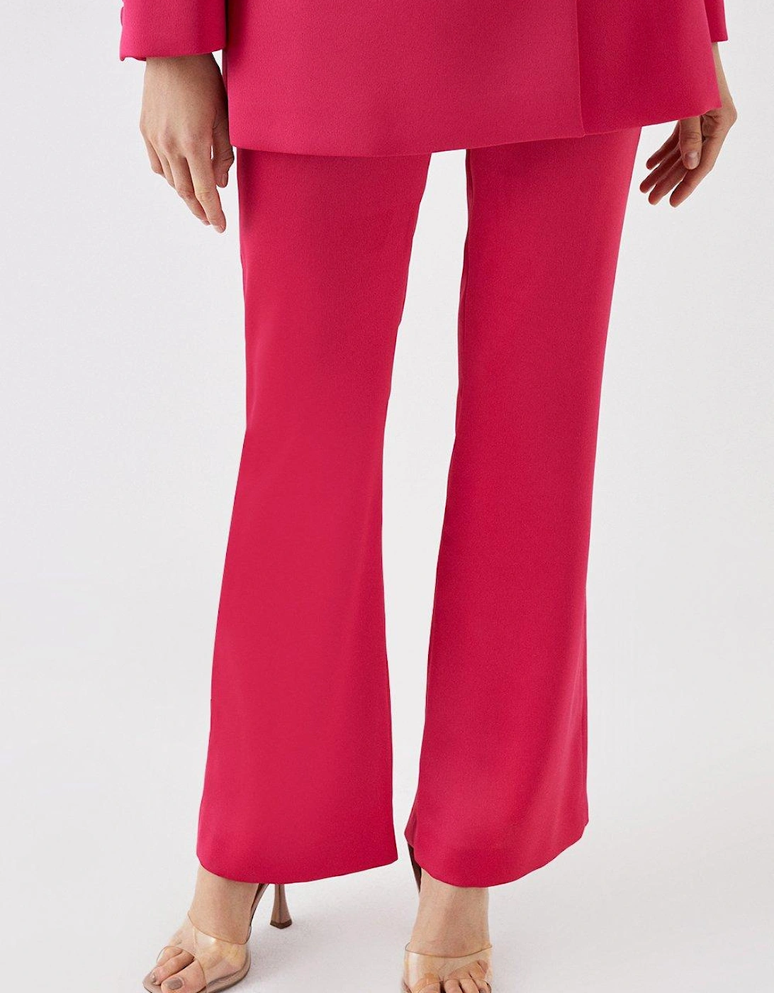 Julie Kuyath Premium Satin Slim Flare Trouser