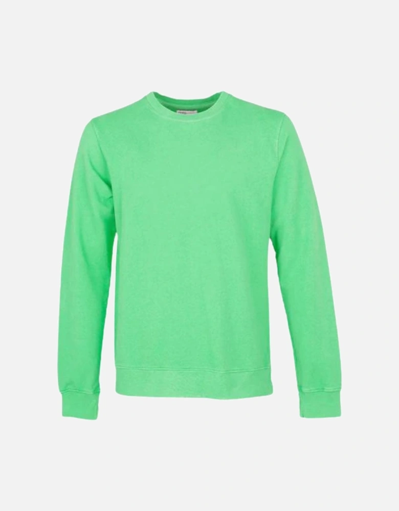 Classic Organic Crew Sweatshirt - Spring Green