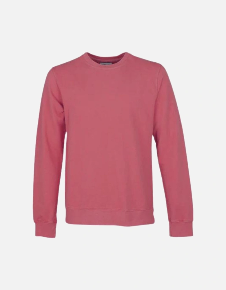 Classic Organic Crew Sweatshirt - Raspberry Pink