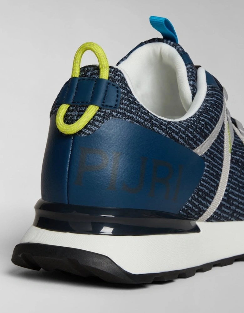 Valley Knit Trainers - Navy Blue