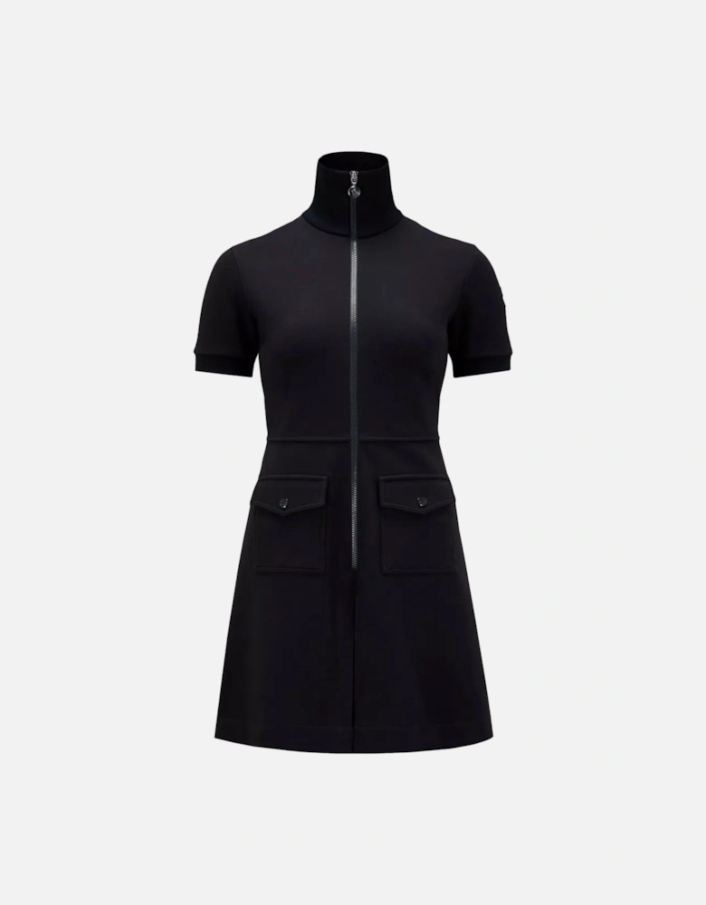 Womens Zip Dress Black