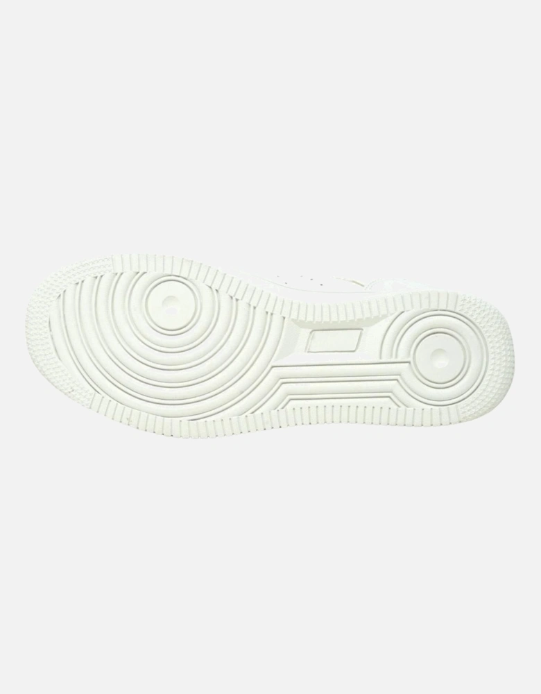 Plein Sport Silver Claw Scratch Logo White Sneakers