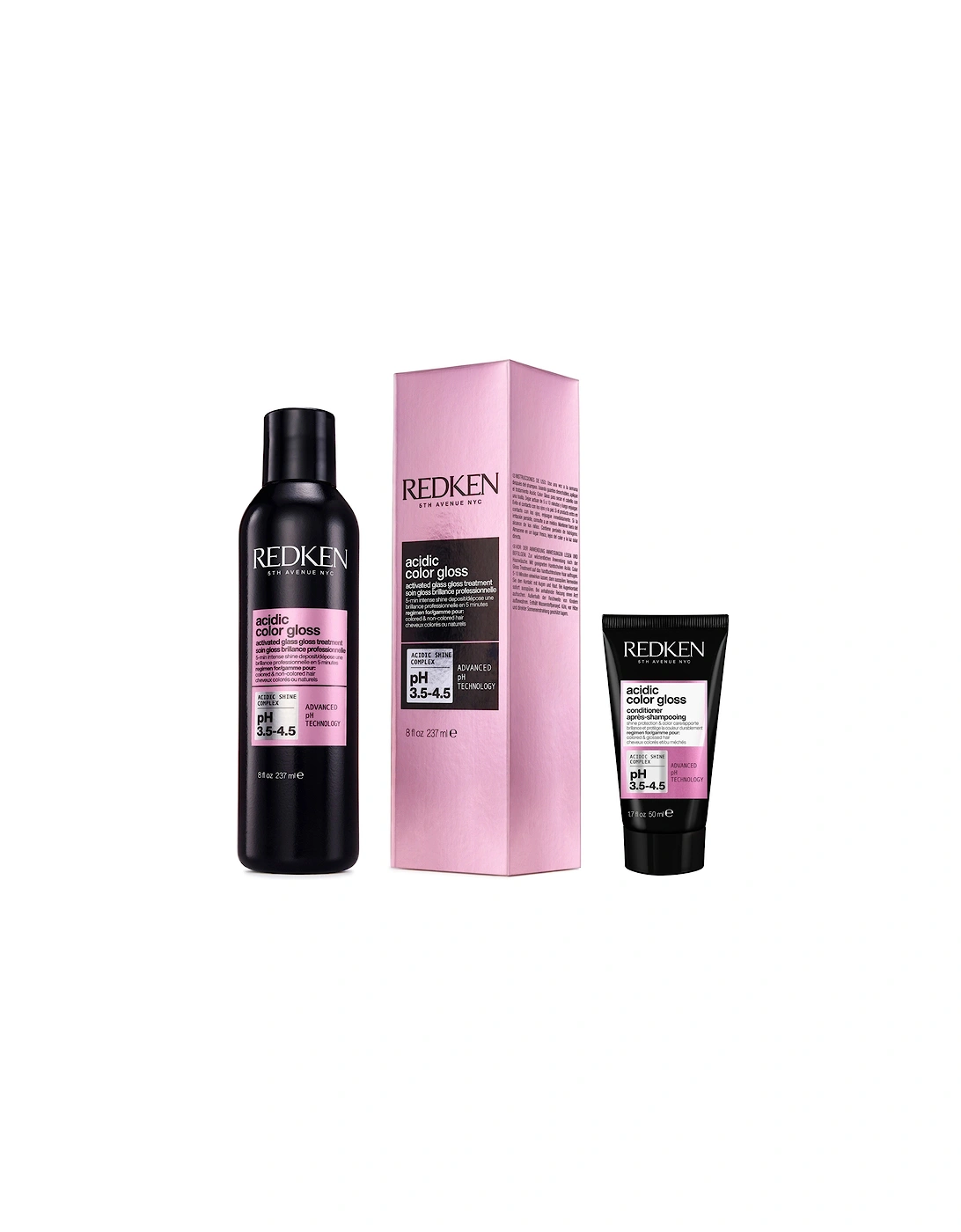 Acidic Color Gloss Activated Glass Gloss Treatment 237ml and Conditioner Mini 50ml, Glass-Like Shine (Worth £36.78), 2 of 1